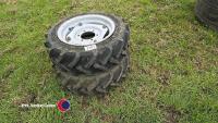 Pair of 200/70 R16 wheels and tyres - 4