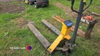Pallet truck with weights - 2