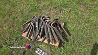24 x power harrow tines - 2