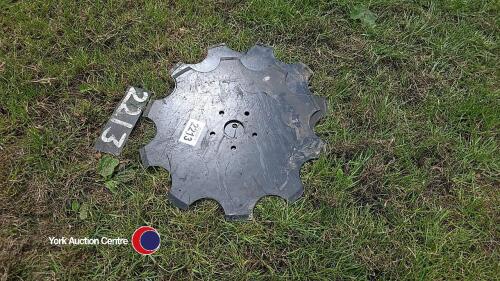 2 x Gregoire Besson plough discs