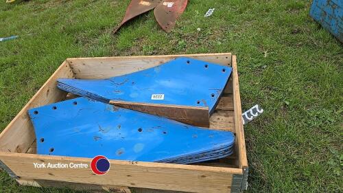 10 x Rabe plough mouldboards (5 furrow set)
