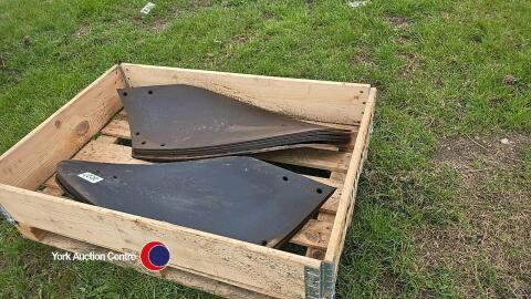 10 x Gregoire Besson plough mouldboards (5 furrow set)