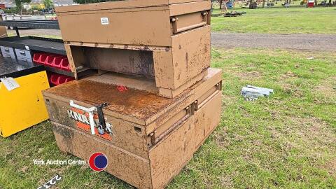 3 x van tool storage boxes