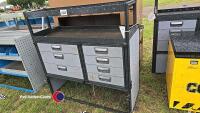 1 x van tool storage rack, 2 x van tool storage boxes - 2