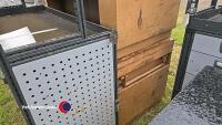 1 x van tool storage rack, 2 x van tool storage boxes - 4