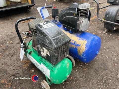 1 x Draper 50L air compressor, 1 x Airmate 24L air compressor