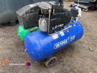 1 x Draper 50L air compressor, 1 x Airmate 24L air compressor - 2