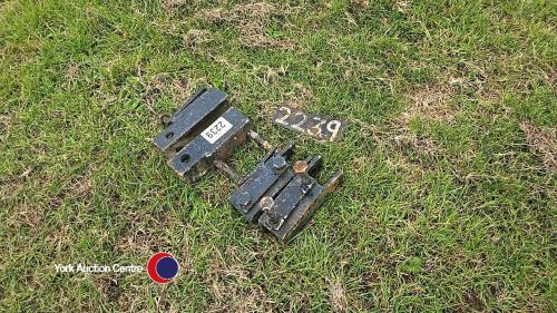 Tractor loader brackets