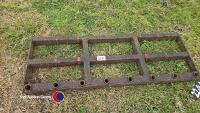 Tractor loader muck fork frame - 2