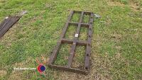 Tractor loader muck fork frame - 3