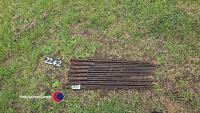 8 x tractor loader muck fork spikes/tines - 3