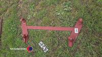 Euro quick hitch weld on loader bracket - 2