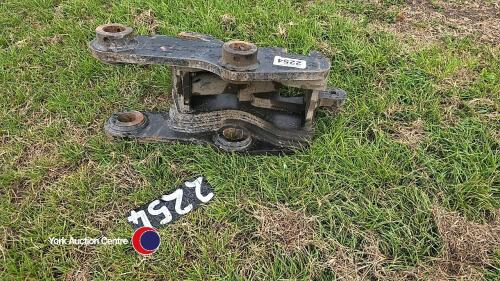 Manual quick hitch to fit 8T Takeuchi excavator