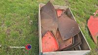 Kuhn plough H4 unused mould board 4 right and for left including skimmer mould board - 3