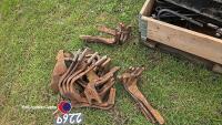 Kuhn set of hard face Quick fit tines (note photo'd with 2265 and 2266) - 2