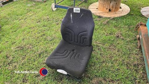 Forklift seat