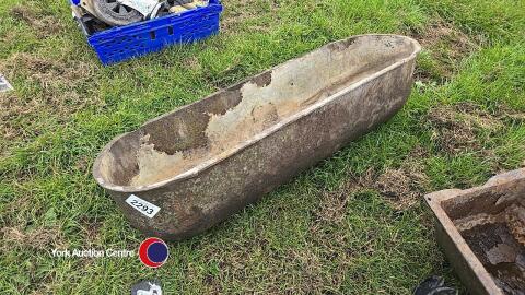 Cast iron trough