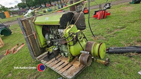 Perkins Engine off a combine 4 cylinder nice engine