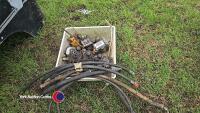 Hydraulic Spool valve, motors & pipes
