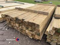 Timber - approx 118in x 3in half cuts - 3
