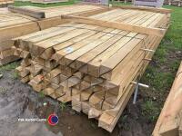 Timber - approx 117.5in x 3in half cuts - 2