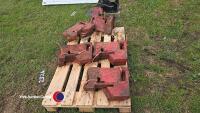 10 x International IH front tractor weights - 3