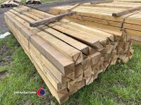 Timber - approx 117.5in x 3in half cuts - 2