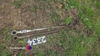 Pair of John Deere pickup hitch rods