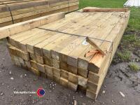 Timber - approx 83in x 3in x 3in - 2