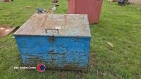 Heavy steel tool box for tractor or truck - 3