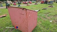 Heavy steel tool box for tractor or truck - 2