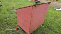 Heavy steel tool box for tractor or truck - 4
