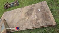 Pallet of trailer boards