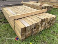 Timber - approx 83in x 3in x 3in - 2
