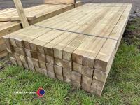 Timber - approx 83in x 3in x 3in - 3
