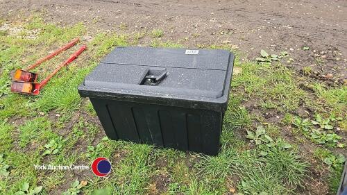 Large plastic strap box