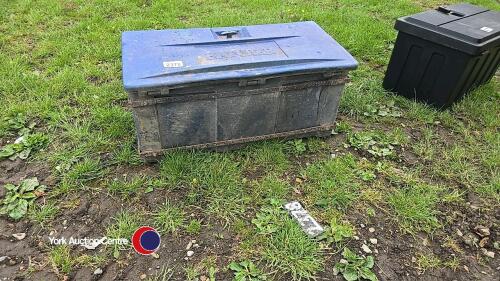Large plastic strap box