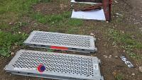 Pair of Layher loading ramps