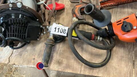 Compress air grinder