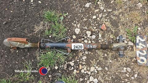 Tractor top link, CAT 2 ends
