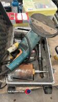 Holesaw kit and 110v Makita grinder - 2
