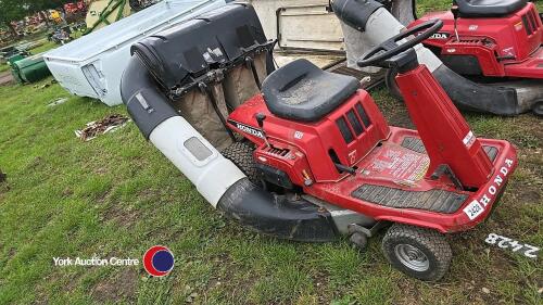 Honda ride on mower with back box (non runner), complete, key in office
