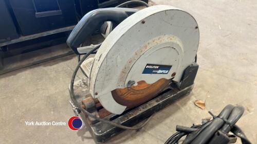 Evolution 100V chop saw