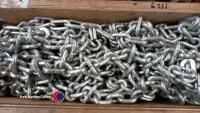 Heavy duty snow chain, 80kg each, in wooden box - 2