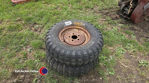 Pair of Accord drill wheels<br/>Pair of Accord drill wheels