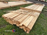Timber - approx 165.5in x 4in edged - 3