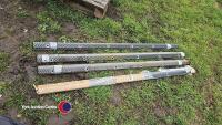 Set of KRAMP Beater Bars To Suit New Holland TX Combine Drums and others., 4 Left and 4 Right (Kramp 80398438N), Length 1555mm, 6 holes, 270mm distance between holes - 3