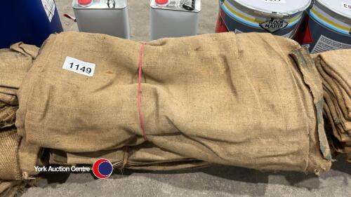 20 x hessian grain sacks, stored dry away form vermin