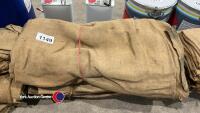 20 x hessian grain sacks, stored dry away form vermin