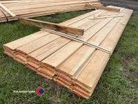 Timber - approx 153.5in x 6in skirting